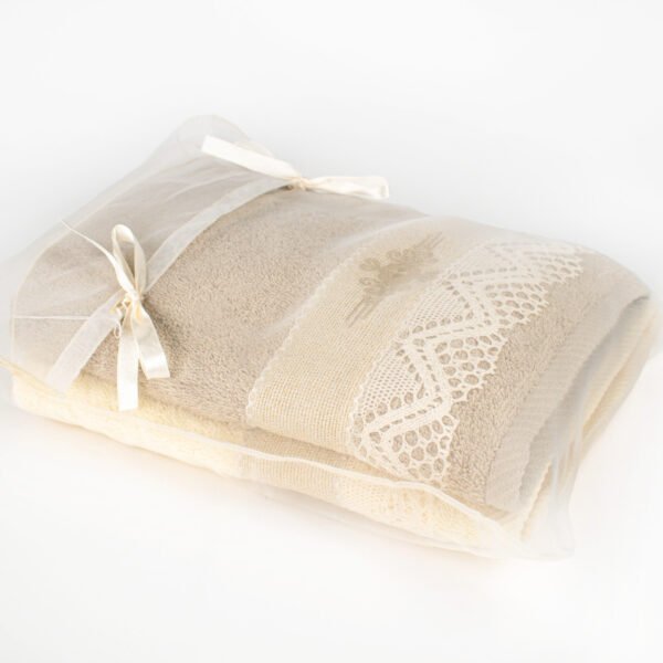 Hand Towel Etamine+Crochet