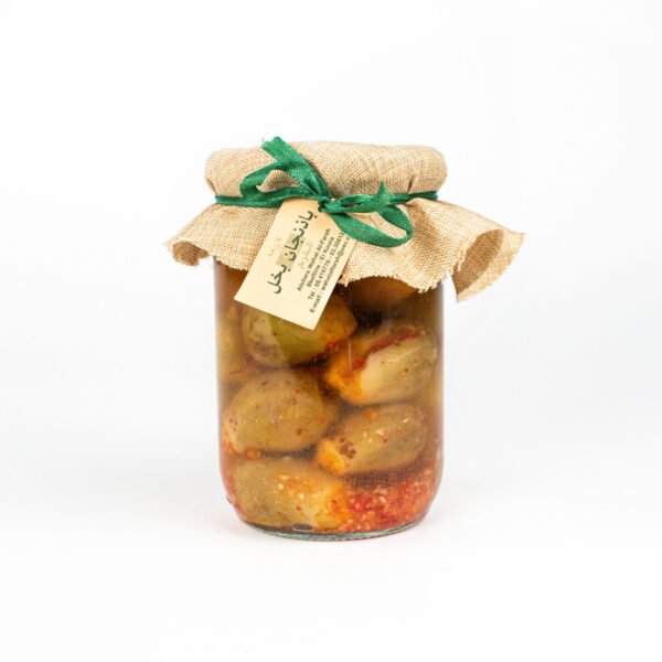 Eggplant Makdous with vinegar