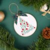 24 Christmas hoop embroidery
